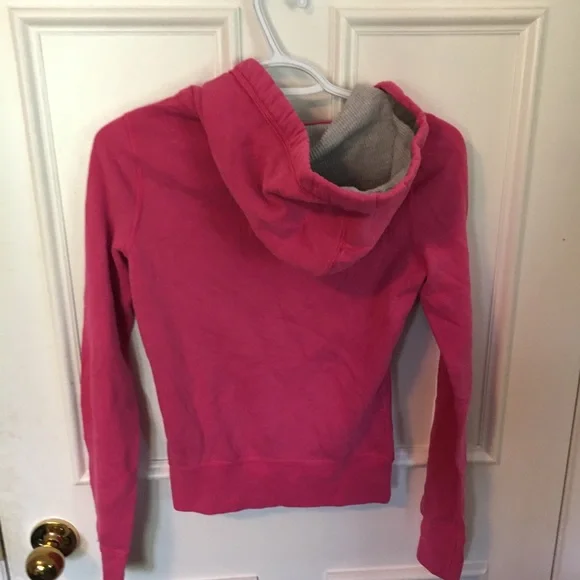 Abercrombie & Fitch Vibrant Pink Kids Hoodie - Picture 3 of 4
